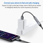 USB 3.0 Erkekten USB-C Dişiye Uzatma Kablosu - Alüminyum Kasa - 5Gbps Hız - 4