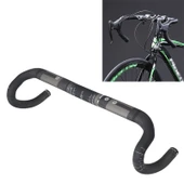 TOSEEK Tam Karbon Fiber Yol Bisikleti Kavisli Gidon 440mm UD Siyah - 1