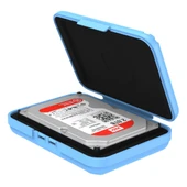 ORICO PHX-35 3.5 İnç SATA HDD Kılıfı Disk Koruyucu Kutu Mavi - 1