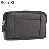 Spor Denim Evrensel Telefon Bel Çantası 6.4-6.5 İnç Siyah XL - 1