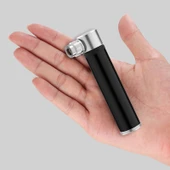 Manuel Mini Taşınabilir Bisiklet Pompası Alüminyum Alaşım Gümüş Renk Lastik Tamir Setli - 7