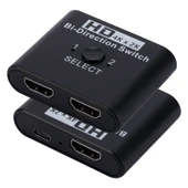 2 Giriş 1 Çıkış 4K HD Çift Yönlü HDMI Anahtarı Model SL - 1