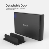 ORICO 7688C3 8TB 3.5 inç USB-C Tip-C Taşınabilir HDD Kutusu Ayırılabilir Tabanlı 1 Metre Kablo - 5