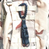 Outdoor Çok Fonksiyonlu Kombinasyon Sırt Çantası Üç Halkalı Tokalı Siyah - 4