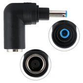 HP Dizüstü Bilgisayar için DC4506 Erkek - DC7406 Dişi Güç Adaptörü 90 Derece Sağ Açı - 5