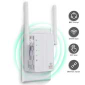 300Mbps Kablosuz N Menzil Genişletici WiFi Tekrarlayıcı Sinyal Güçlendirici 2 Harici Antenli Siyah EU Fiş - 9