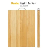 Metal Saplı Bambu Kesim Panosu - 1