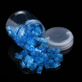 100 Adet Mavi RJ45 Modüler Konnektör - Anpwoo Amp01 - 4