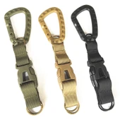 Outdoor Çok Fonksiyonlu Kombinasyon Sırt Çantası Üç Halkalı Tokalı Siyah - 5