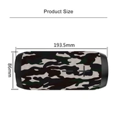 Hopestar P7 Mini Taşınabilir Tavşan Kablosuz Bluetooth Hoparlör Dahili Mikrofon Askeri Yeşil - 9