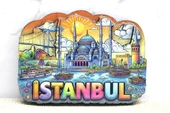 Ahşap İstanbul Temalı Magnet Alk4366 - 1