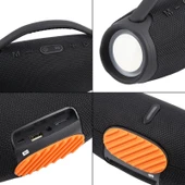 BOX3 Mini LED Su Sıçramasına Dayanıklı Taşınabilir Bluetooth Stereo Hoparlör Dahili Mikrofon Siyah - 5