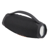 BOX3 Mini LED Su Sıçramasına Dayanıklı Taşınabilir Bluetooth Stereo Hoparlör Dahili Mikrofon Siyah - 2