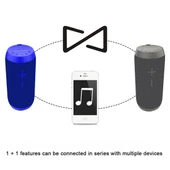 Hopestar P7 Mini Taşınabilir Tavşan Kablosuz Bluetooth Hoparlör Dahili Mikrofon Askeri Yeşil - 6