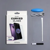 OnePlus 7 Pro Uyumlu UV Sıvı Kavisli Tam Yapışkanlı Temperli Cam - 7