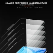 OnePlus 7 Pro Uyumlu UV Sıvı Kavisli Tam Yapışkanlı Temperli Cam - 4