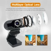 ESCAM PVR006 HD 1080P USB2.0 Mikrofonlu PC Webcam - 8