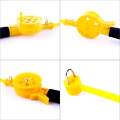 33cm Taşınabilir Plastik Kış Buz Balıkçılığı Kamışı Mini Dere Gölet Olta - 5