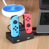 Nintendo Switch HB S003 Joy Con Şarj Standı 4 Kollu USB Girişli - 5