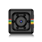SQ11 Mini DV HD 1080P Spor Kamerası 6 LED Gece Görüşlü Siyah - 1