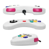 USB Bilgisayar Oyun Kolu Sega Saturn Uyumlu Beyaz - 3