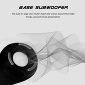 TG168 Taşınabilir Kablosuz Bluetooth 50 Stereo Hoparlör Siyah - 10