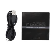 F013 Mini Taşınabilir IPX7 Su Geçirmez Bluetooth 4.0 Stereo Hoparlör Renkli LED Işık ve Vakumlu Tabanlı Mikrofonlu FM Radyo Destekli 10m Bluetooth Mesafesi - 6