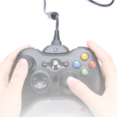Xbox 360 Kablosuz Kontrolcü Şarj Kablosu 1.5m Manyetik Siyah - 7