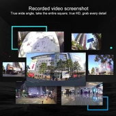 A9 1080P WiFi IP Kamera Mini DV Beyaz - 10