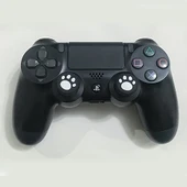 4'lü Beyaz Sevimli Kedi Pati Silikon Koruyucu Kapak PS4 PS3 PS2 Xbox360 XboxOne WiiU Oyun Kolu Joystick - 4