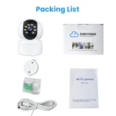 A10 Mini 360 Derece PTZ WiFi Güvenlik Kamerası Beyaz Gece Görüşlü Akıllı Ev IP Kamera Bebek Monitörü - 11
