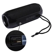 T G TG117 Taşınabilir Bluetooth Stereo Hoparlör Siyah Dahili Mikrofon Eller Serbest Arama TF Kart AUX FM - 4