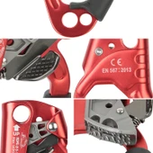 XINDA TP-8606 Turuncu 8-12mm Halat İçin Düşüş Önleyici El Halat Tutucu - 4