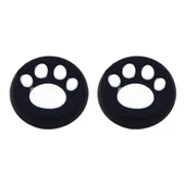 4'lü Beyaz Sevimli Kedi Pati Silikon Koruyucu Kapak PS4 PS3 PS2 Xbox360 XboxOne WiiU Oyun Kolu Joystick - 2