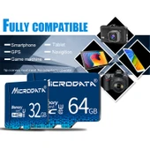 MICRODATA 16GB U1 Mavi TF Micro SD Hafıza Kartı - 6