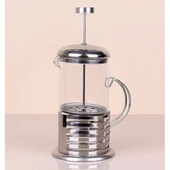 Çelik Kulplu Cam French Press - 350 ml thumbnail 2
