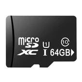 64GB Hızlı Sınıf 10 Micro SD Hafıza Kartı Tayvan - 1