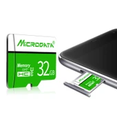 MICRODATA 32GB U1 Yeşil Beyaz TF Micro SD Hafıza Kartı - 3