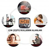 Thermopro Tm01 Mutfak,Spor, Ders Alarmlı Işıklı Kronometre, Geri Sayım Sayacı Ve Dijital Saat - 7