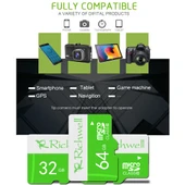 Richwell 32GB Hızlı Sınıf 10 Micro SD Hafıza Kartı - 7