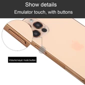 iPhone 12 Pro Sahte Gösterim Modeli Siyah Ekran Çalışmayan Hafif Versiyon Altın Renk - 6