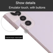 Samsung Galaxy S22 5G Renkli Ekran Çalışmayan Sahte Gösterim Modeli Gül Altın - 5