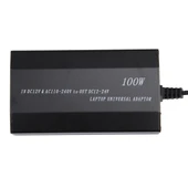 100W Evrensel Dizüstü Bilgisayar Şarj Cihazı US Prizli Araç Şarj Cihazı ve AC Adaptörlü Samsung Sony Asus Acer IBM HP DELL Uyumlu - 2