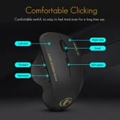 iMICE G6 Kablosuz Kırmızı Ofis ve Oyun Mouse 6 Tuşlu 2.4G - 5