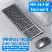 109 Üç Modlu Kablosuz Bluetooth Klavye Gun Metal - 2
