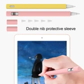 Apple Pencil 2 Üçgen Silikon Kalem Kılıfı Sarı - 5