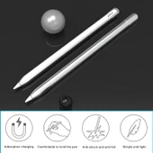 Apple Pencil 2 Metal Mat Siyah Kaymaz Koruyucu Kılıf - 7