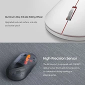 Xiaomi Siyah 2.4GHz 125Hz 1000DPI Şarjlı İnce Bilgisayar Mouse - 7