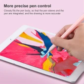 Apple Pencil 1 Uyumlu Mor Silikon Koruyucu Kılıf 4 in 1 Karikatür Hayvan Desenli - 7