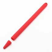 Apple Pencil 2 Uyumlu Silikon Kılıf Kırmızı Darbeye Dayanıklı - 2